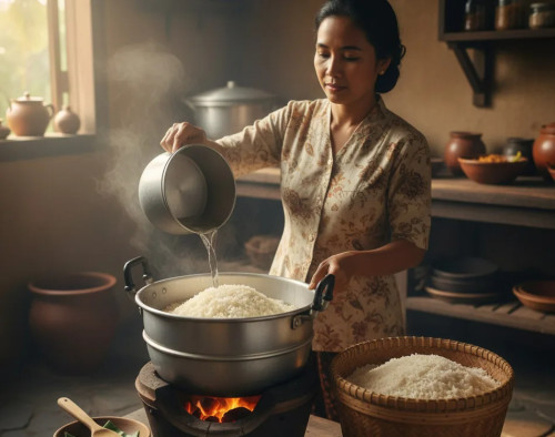 Menghidupkan Kembali Tradisi Menanak Nasi di Dandang cover